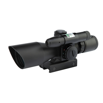 2.5-10x40 Podwójny podświetlany taktyczny luneta myśliwska z czerwonym i zielonym celownikiem laserowym